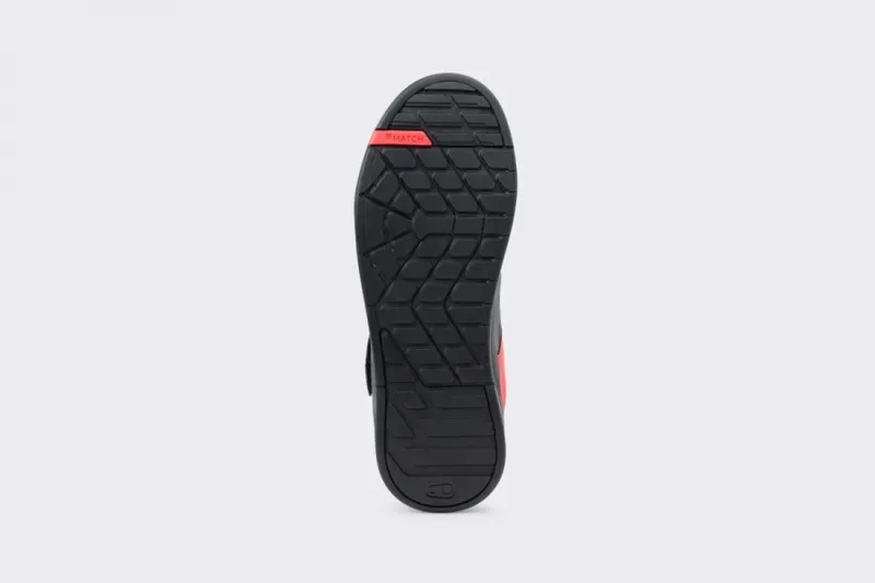 Crank Brothers Stamp Speedlace MTB Shoe in Grey and Red-2